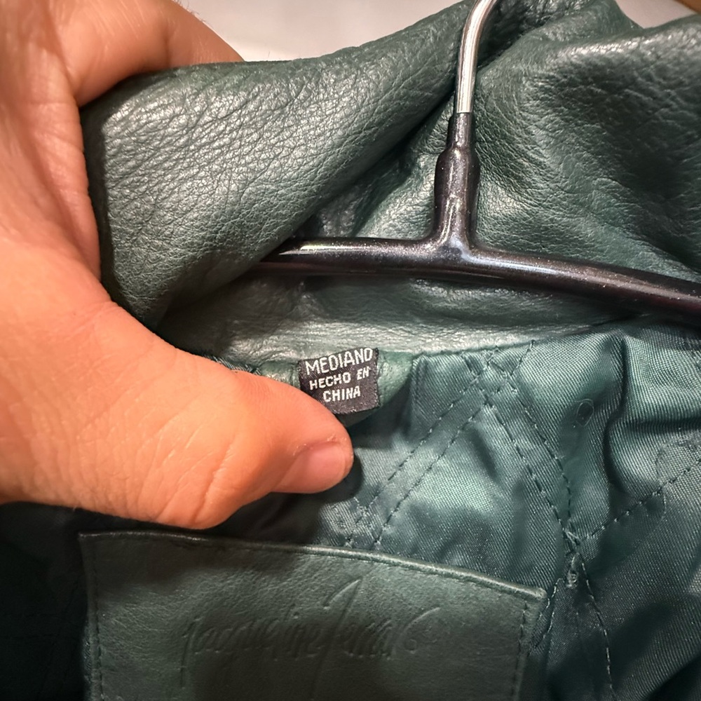 Jacqueline Ferrar Quilted Green Jacket - Picture 3 of 13